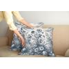 Ambesonne Eucalyptus Leaves Decorative Throw Pillow Case Pack of 2, Gloomy Love of Nature on Neutral Watercolor Art Background, Couch Bedroom Living Room Cushion Cover, 20″, Mustard and Reseda Green(Slate Blue and Burgundy)