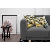 Ambesonne Eucalyptus Leaves Decorative Throw Pillow Case Pack of 2, Gloomy Love of Nature on Neutral Watercolor Art Background, Couch Bedroom Living Room Cushion Cover, 20″, Mustard and Reseda Green(Mustard Blue Grey Cream)