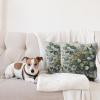 Ambesonne Eucalyptus Leaves Decorative Throw Pillow Case Pack of 2, Gloomy Love of Nature on Neutral Watercolor Art Background, Couch Bedroom Living Room Cushion Cover, 20″, Mustard and Reseda Green(Mustard and Reseda Green)