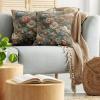 Ambesonne Eucalyptus Leaves Decorative Throw Pillow Case Pack of 2, Gloomy Love of Nature on Neutral Watercolor Art Background, Couch Bedroom Living Room Cushion Cover, 20″, Mustard and Reseda Green(Sepia Multicolor)