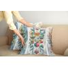Ambesonne Eucalyptus Leaves Decorative Throw Pillow Case Pack of 2, Gloomy Love of Nature on Neutral Watercolor Art Background, Couch Bedroom Living Room Cushion Cover, 20″, Mustard and Reseda Green(Teal Multicolor)