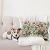 Ambesonne Eucalyptus Leaves Decorative Throw Pillow Case Pack of 2, Gloomy Love of Nature on Neutral Watercolor Art Background, Couch Bedroom Living Room Cushion Cover, 20″, Mustard and Reseda Green(Champagne and Multicolor)