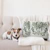 Ambesonne Eucalyptus Leaves Decorative Throw Pillow Case Pack of 2, Gloomy Love of Nature on Neutral Watercolor Art Background, Couch Bedroom Living Room Cushion Cover, 20″, Mustard and Reseda Green(Ivory and Laurel Green)
