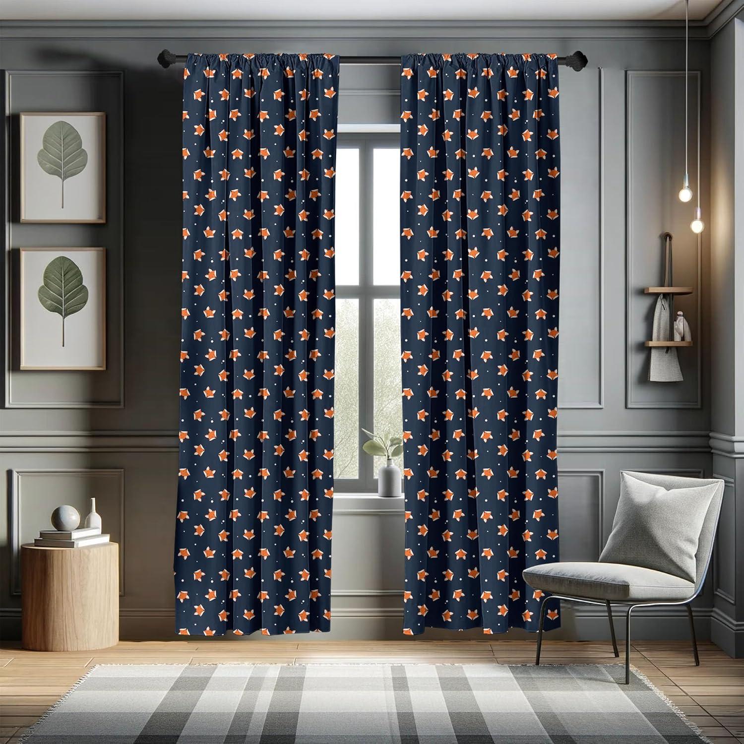 imageAmbesonne Boho Curtains Simplistic Ethnic Look Botanical Ornaments as Stripes Neutral Tones Window Treatments 2 Panel Set for Living Room Bedroom Pair of 28quot x 84quot Pale Khaki and Laurel GreenOrange Blue