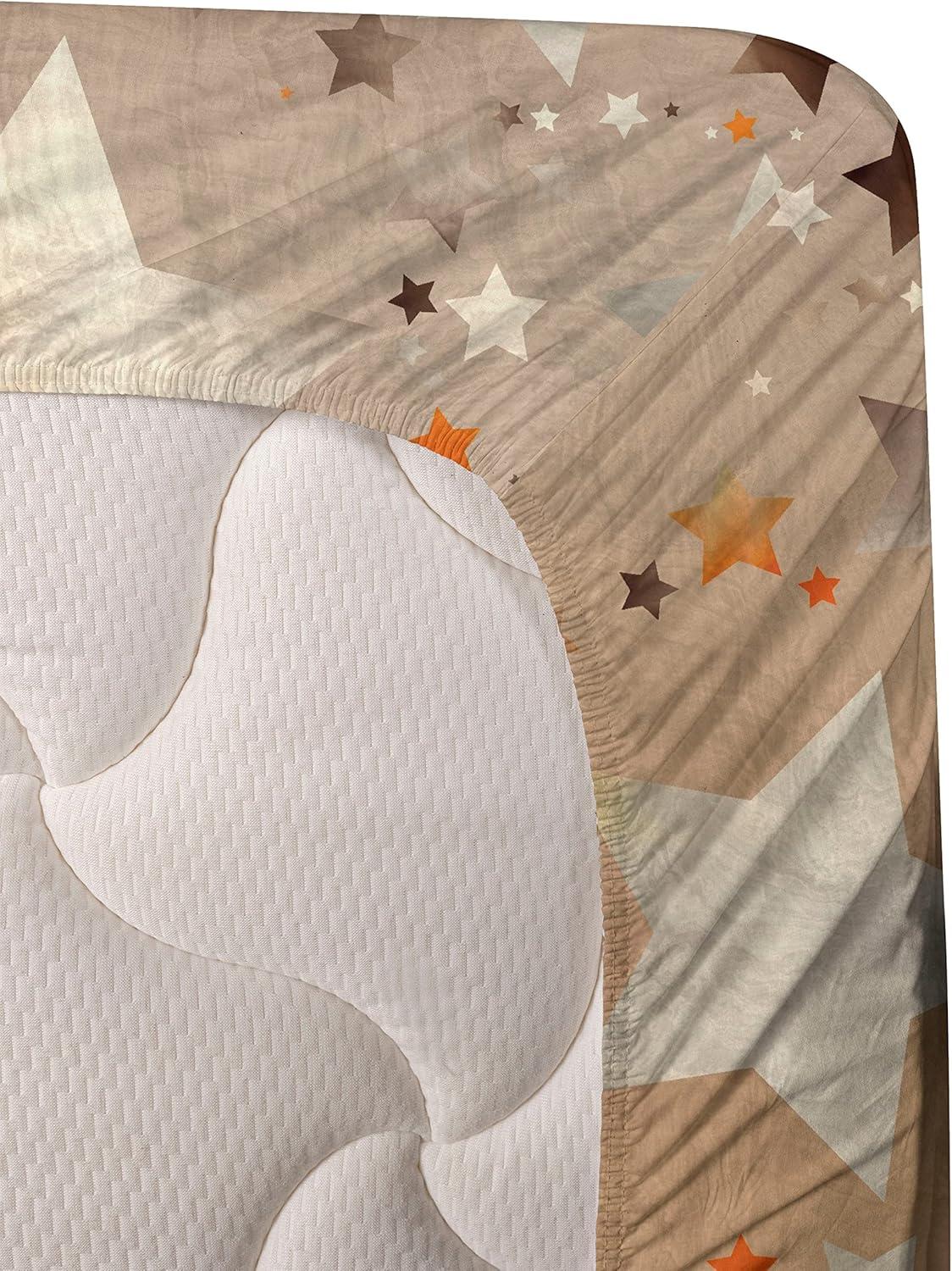 imageAmbesonne Butterflies Sheet Set Watercolor Design Branches Spring Life on Neutral Colored Backdrop Fitted and Flat Sheet with Pillowcases Bedding Accent 4 Piece Set Queen Pale Grey Sepia BlushPale Mustard Vermilion