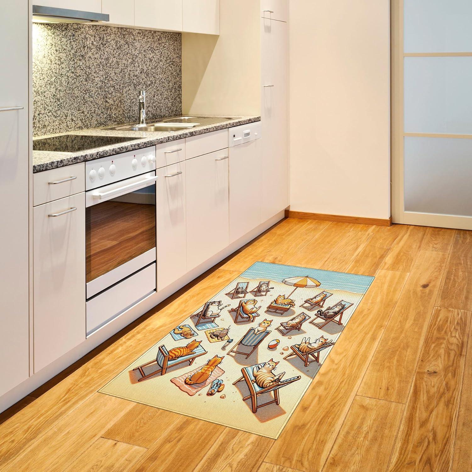 imageAmbesonne Classic Area Rug Hedonistic Pampered Room in Muted Tones Neutral Colors Rich Ornament Flat Woven Accent Rug for Living Room Bedroom Dining Room 4 X 5 7quot Coconut and Off WhiteBeige Orange Pale Blue