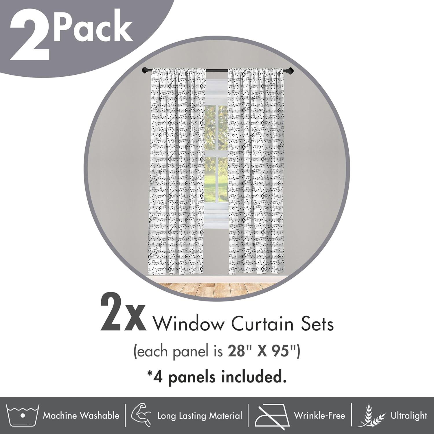 imageAmbesonne Eucalyptus Curtains Modern Themed Branches on Marble Print Abstarct and Neutral Swirls Window Treatments 2 Panel Set for Living Room Bedroom Pair of 28quot x 63quot Grey Teal and Sage GreenBlack and White