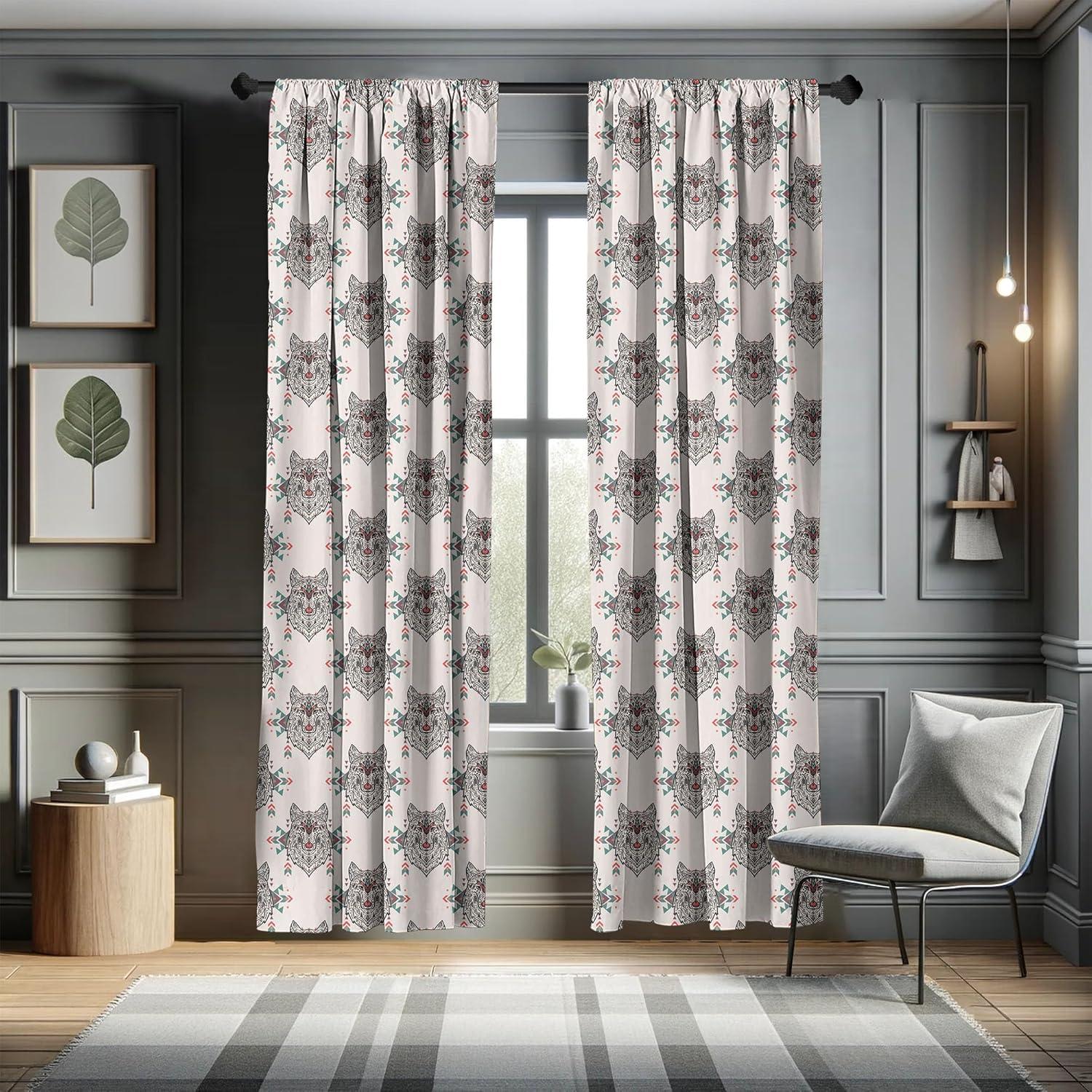 imageAmbesonne Eucalyptus Curtains Modern Themed Branches on Marble Print Abstarct and Neutral Swirls Window Treatments 2 Panel Set for Living Room Bedroom Pair of 28quot x 63quot Grey Teal and Sage GreenIvory Grey