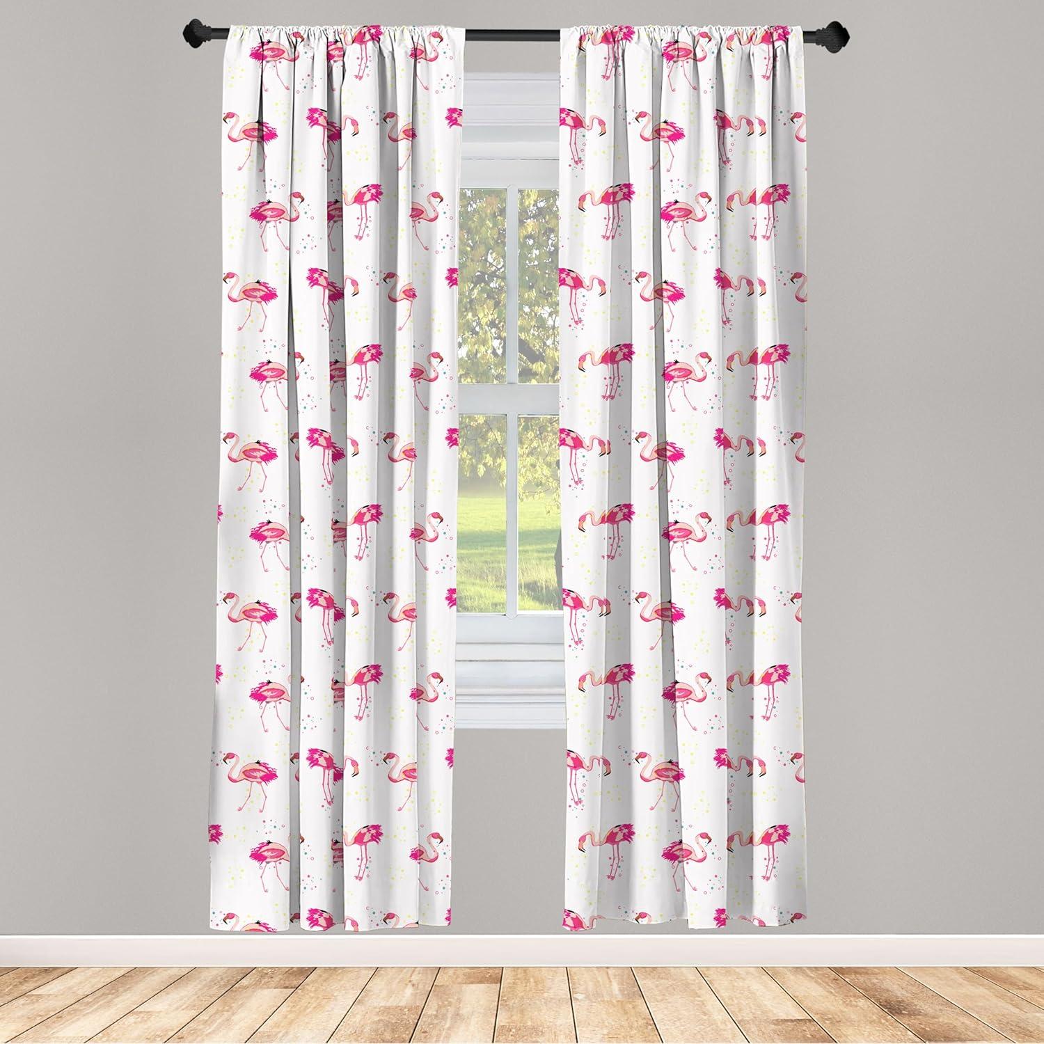 imageAmbesonne Eucalyptus Curtains Modern Themed Branches on Marble Print Abstarct and Neutral Swirls Window Treatments 2 Panel Set for Living Room Bedroom Pair of 28quot x 63quot Grey Teal and Sage GreenPink Blush