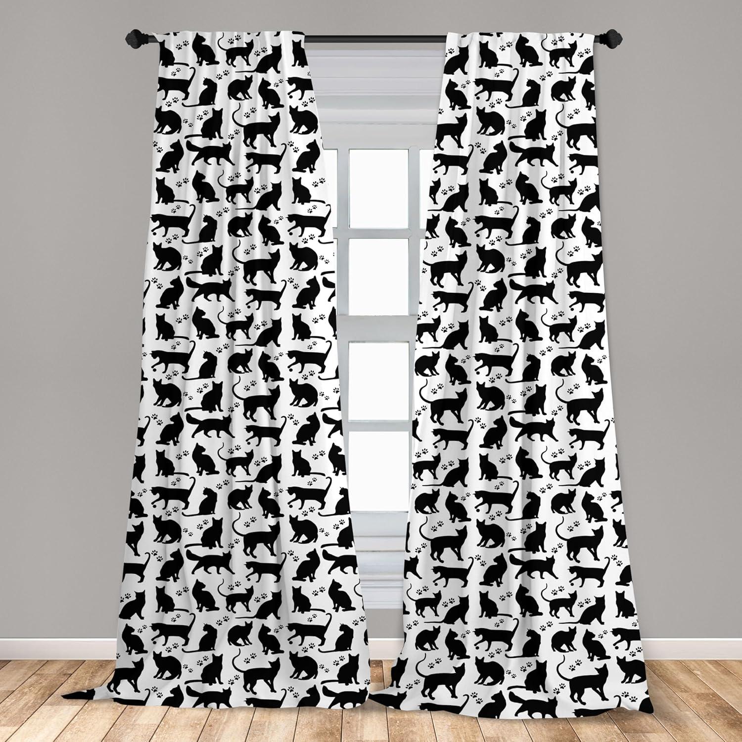 imageAmbesonne Eucalyptus Curtains Modern Themed Branches on Marble Print Abstarct and Neutral Swirls Window Treatments 2 Panel Set for Living Room Bedroom Pair of 28quot x 63quot Grey Teal and Sage GreenCream Charcoal