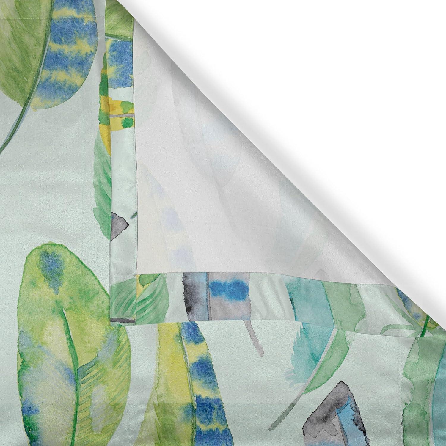 imageAmbesonne Jungle Boho Grommet Curtain Dreamy Silhouettes of Flowers Vintage Drawn with Lines Neutral Art Decorative 2Panel Window Drapes for Bedroom Living Room 50quot x 63quot Almond Green Sea GreenLime Green Mint Green