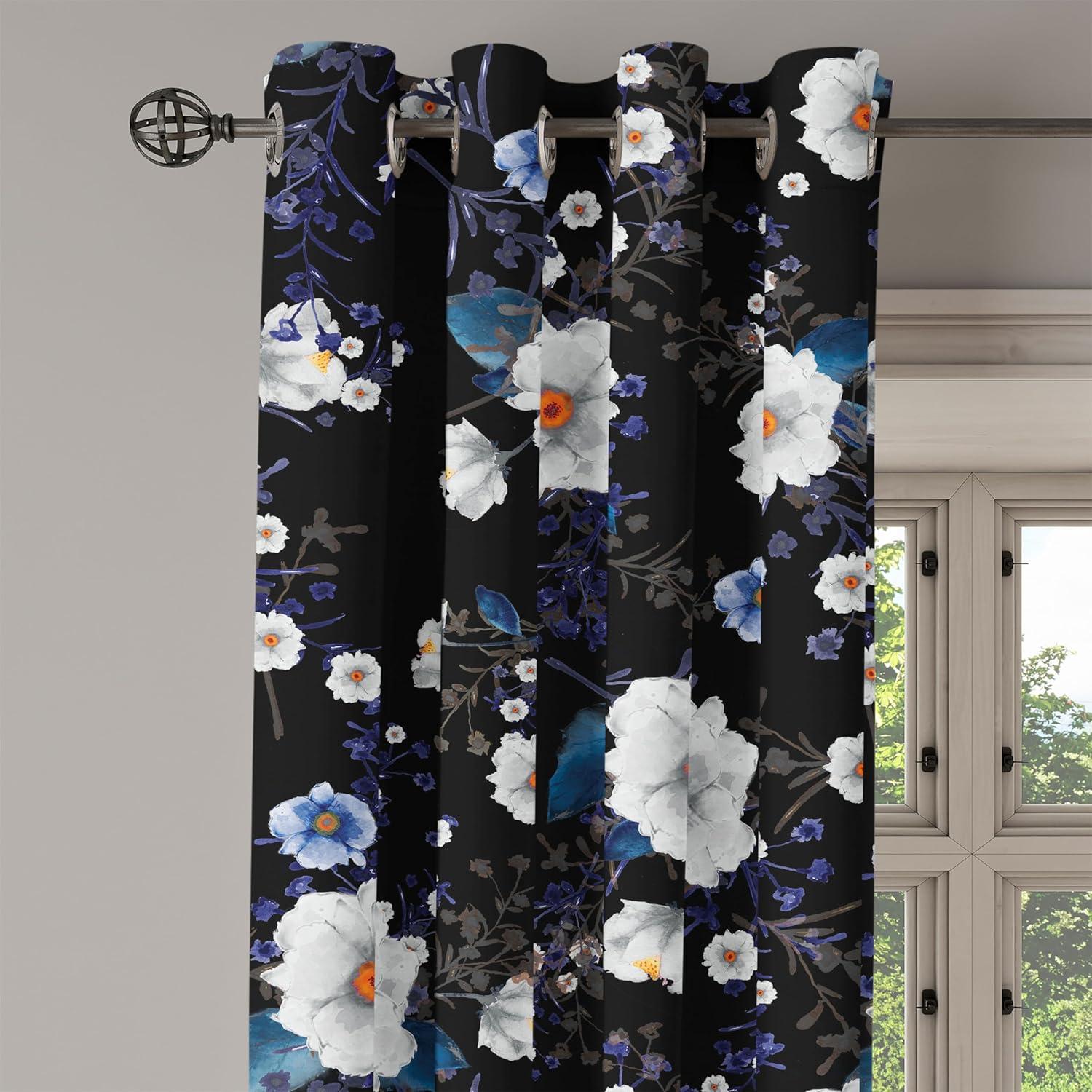 imageAmbesonne Moth Boho Grommet Curtain Neutral Chocolate Tones Wingy Animals with Cosmic Stars Moons and Stripes Print Decorative 2Panel Window Drapes for Bedroom Living Room 50quot x 72quot Sepia BeigeDark Orange Night Blue