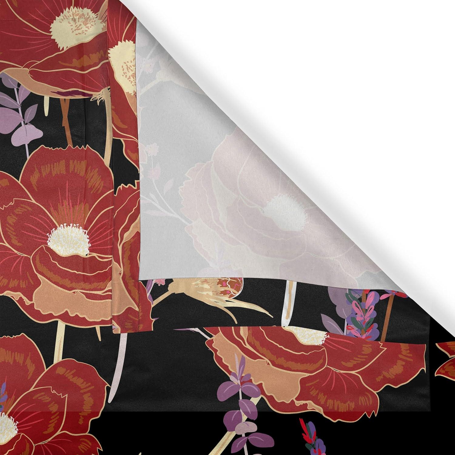 imageAmbesonne Moth Boho Grommet Curtain Neutral Chocolate Tones Wingy Animals with Cosmic Stars Moons and Stripes Print Decorative 2Panel Window Drapes for Bedroom Living Room 50quot x 72quot Sepia BeigePale Fuchsia and Burgundy