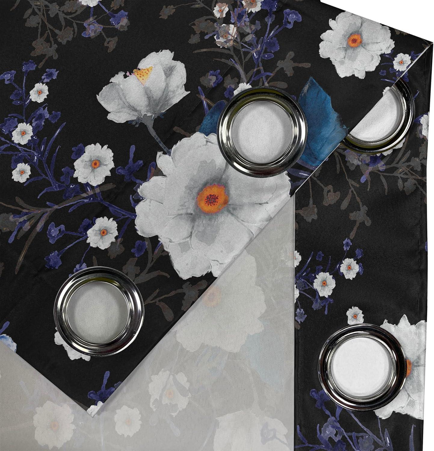 imageAmbesonne Moth Boho Grommet Curtain Neutral Chocolate Tones Wingy Animals with Cosmic Stars Moons and Stripes Print Decorative 2Panel Window Drapes for Bedroom Living Room 50quot x 72quot Sepia BeigeDark Orange Night Blue