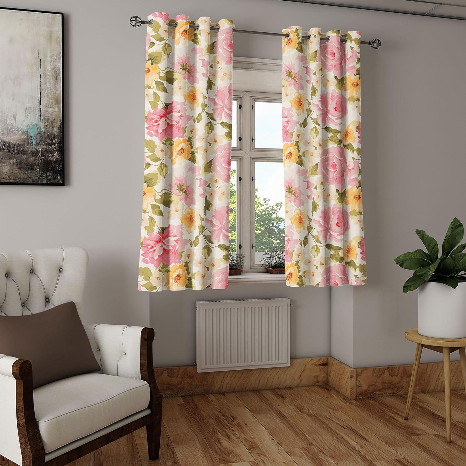 imageAmbesonne Moth Boho Grommet Curtain Neutral Chocolate Tones Wingy Animals with Cosmic Stars Moons and Stripes Print Decorative 2Panel Window Drapes for Bedroom Living Room 50quot x 72quot Sepia BeigePastel Pink and Slate Brown