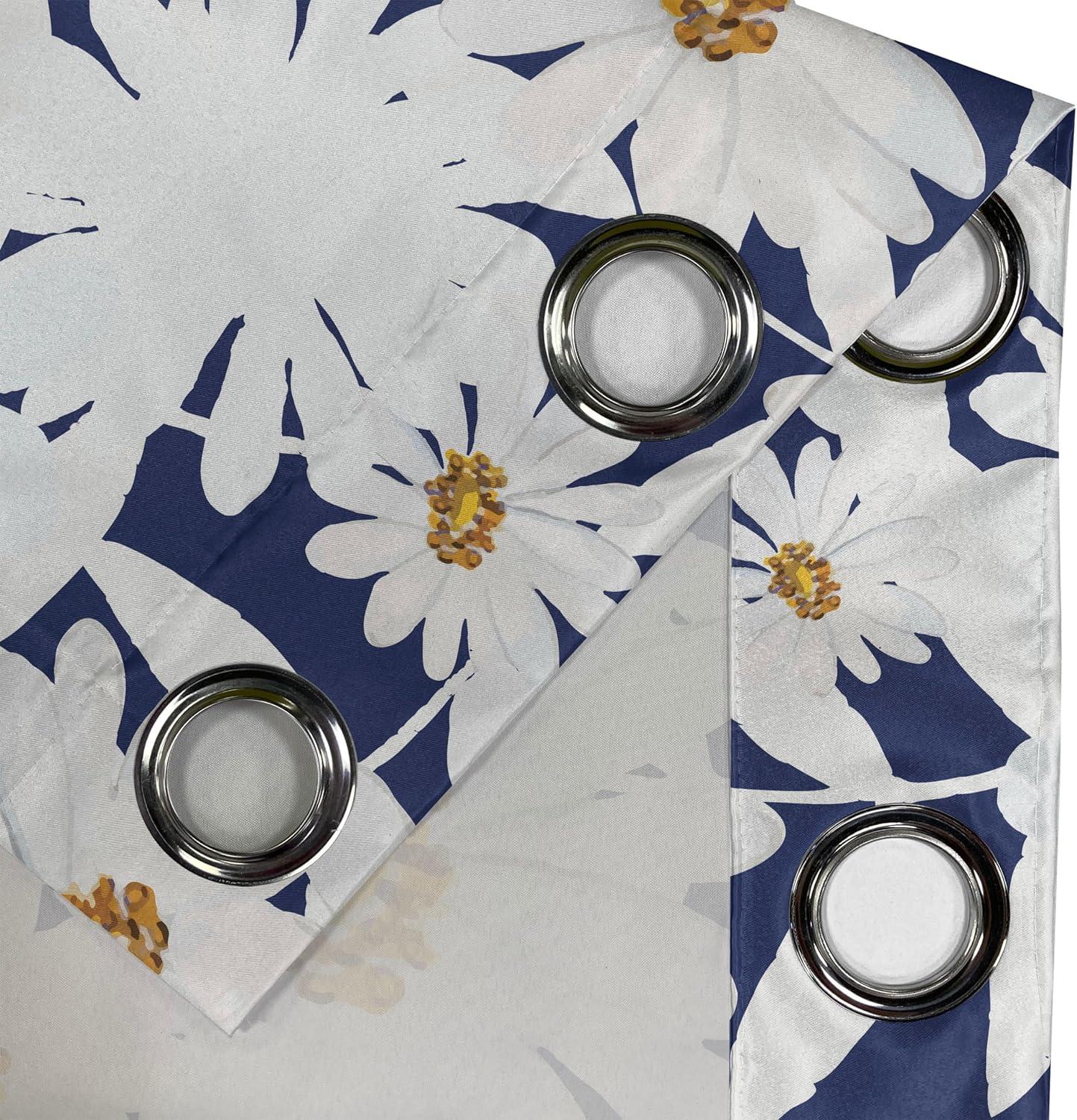imageAmbesonne Moth Boho Grommet Curtain Neutral Chocolate Tones Wingy Animals with Cosmic Stars Moons and Stripes Print Decorative 2Panel Window Drapes for Bedroom Living Room 50quot x 72quot Sepia BeigeDark Night Blue and Marigold
