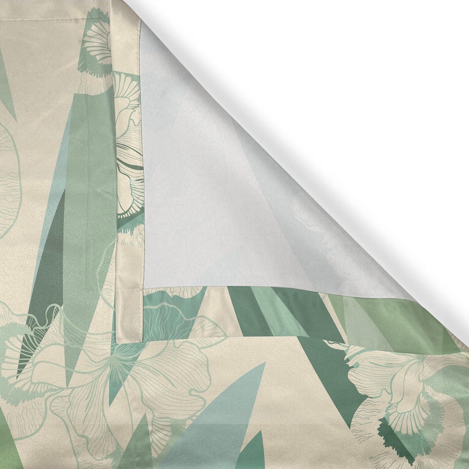 imageAmbesonne Moth Boho Grommet Curtain Neutral Chocolate Tones Wingy Animals with Cosmic Stars Moons and Stripes Print Decorative 2Panel Window Drapes for Bedroom Living Room 50quot x 72quot Sepia BeigeLaurel Green Pale Seafoam