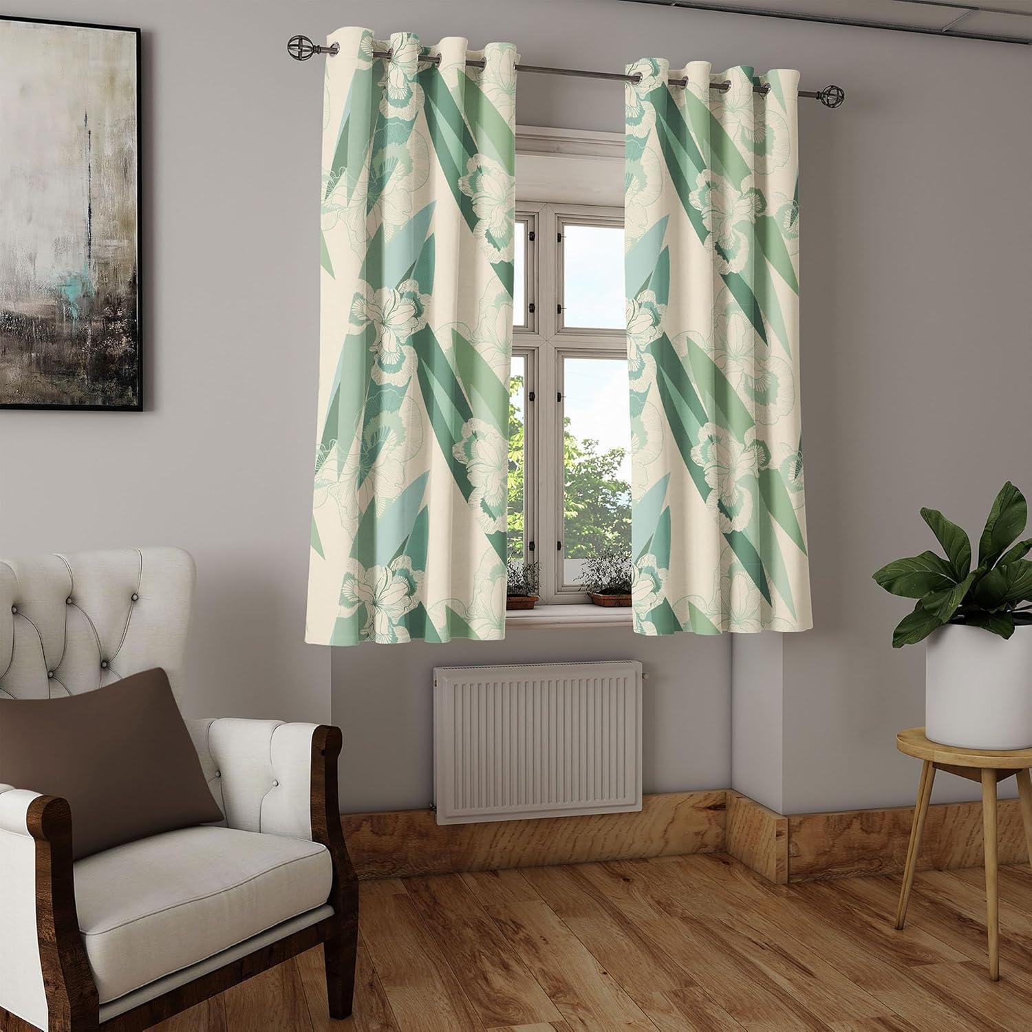imageAmbesonne Moth Boho Grommet Curtain Neutral Chocolate Tones Wingy Animals with Cosmic Stars Moons and Stripes Print Decorative 2Panel Window Drapes for Bedroom Living Room 50quot x 72quot Sepia BeigeLaurel Green Pale Seafoam