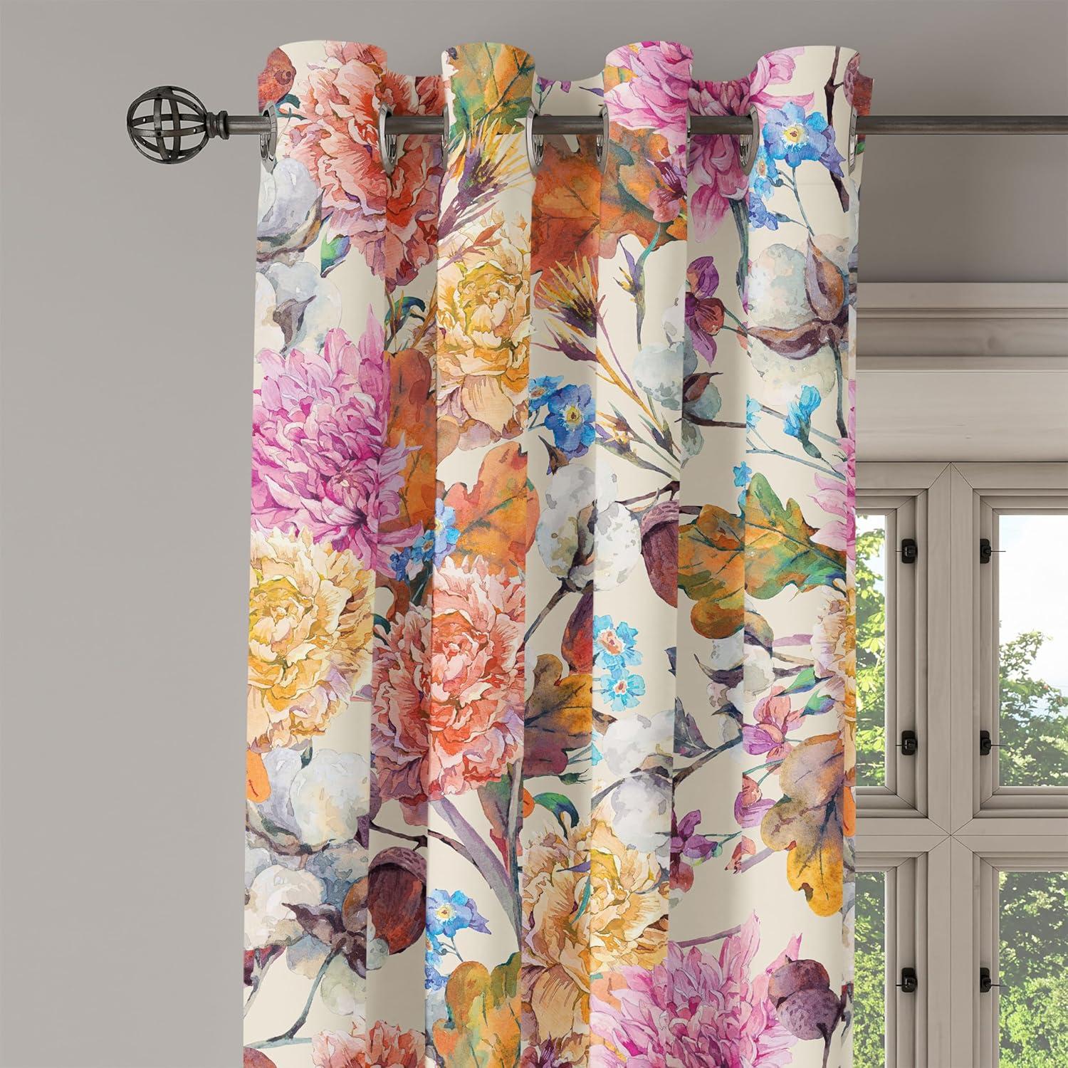 imageAmbesonne Moth Boho Grommet Curtain Neutral Chocolate Tones Wingy Animals with Cosmic Stars Moons and Stripes Print Decorative 2Panel Window Drapes for Bedroom Living Room 50quot x 72quot Sepia BeigeSand Brown and Grey Pink