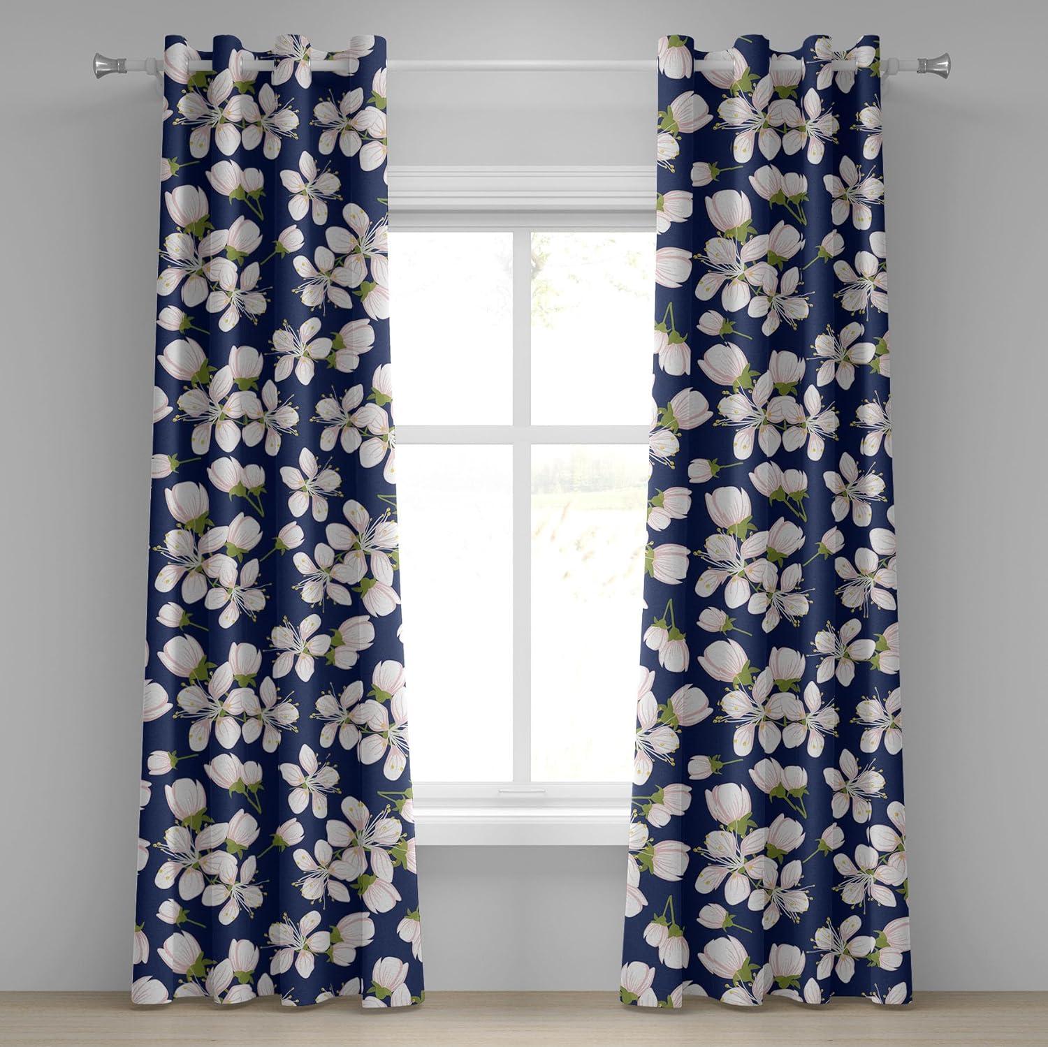 imageAmbesonne Moth Boho Grommet Curtain Neutral Chocolate Tones Wingy Animals with Cosmic Stars Moons and Stripes Print Decorative 2Panel Window Drapes for Bedroom Living Room 50quot x 72quot Sepia BeigeDark Violet and Soft Pink