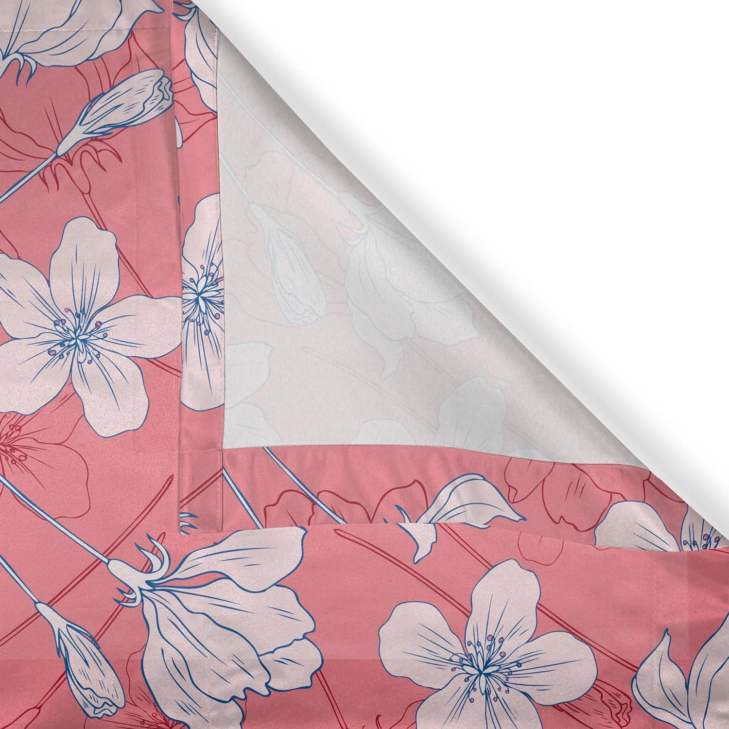 imageAmbesonne Moth Boho Grommet Curtain Neutral Chocolate Tones Wingy Animals with Cosmic Stars Moons and Stripes Print Decorative 2Panel Window Drapes for Bedroom Living Room 50quot x 72quot Sepia BeigePastel Pink and Blue Grey