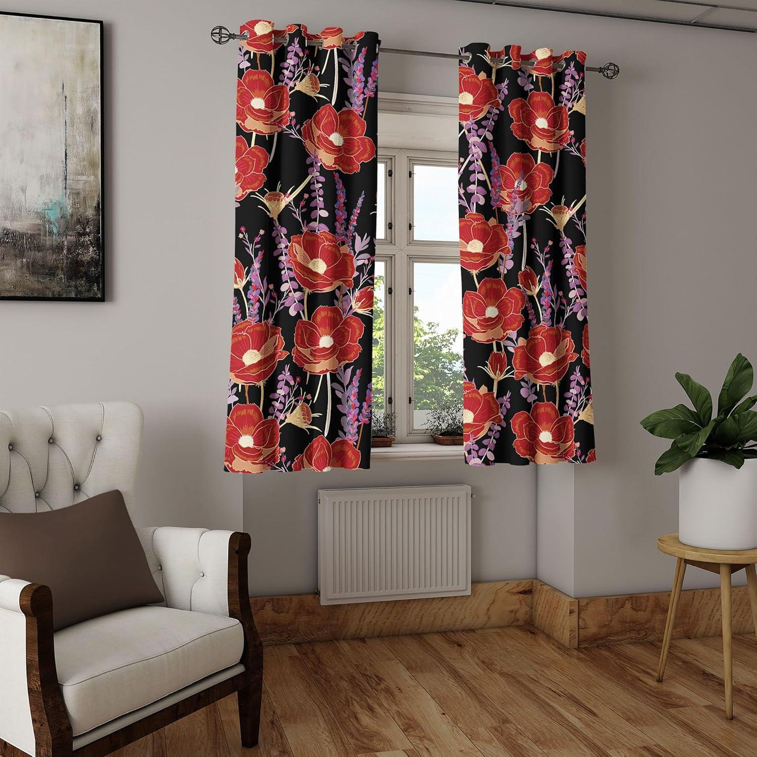 imageAmbesonne Moth Boho Grommet Curtain Neutral Chocolate Tones Wingy Animals with Cosmic Stars Moons and Stripes Print Decorative 2Panel Window Drapes for Bedroom Living Room 50quot x 72quot Sepia BeigePale Fuchsia and Burgundy