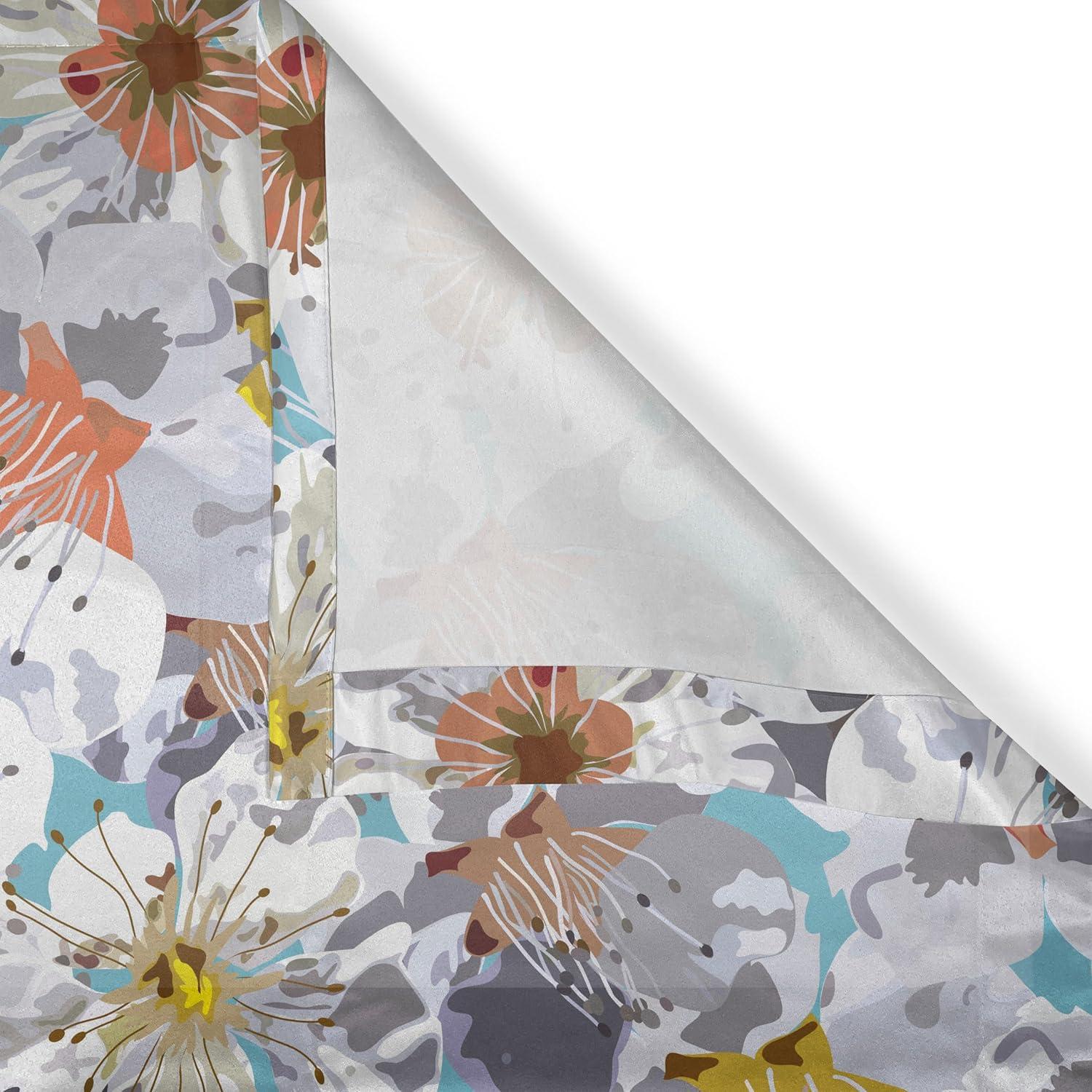 imageAmbesonne Moth Boho Grommet Curtain Neutral Chocolate Tones Wingy Animals with Cosmic Stars Moons and Stripes Print Decorative 2Panel Window Drapes for Bedroom Living Room 50quot x 72quot Sepia BeigeEarth Yellow and Slate Blue