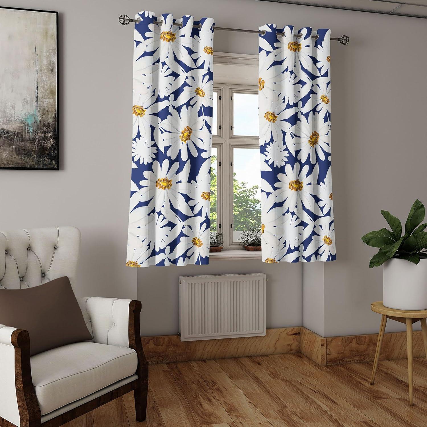 imageAmbesonne Moth Boho Grommet Curtain Neutral Chocolate Tones Wingy Animals with Cosmic Stars Moons and Stripes Print Decorative 2Panel Window Drapes for Bedroom Living Room 50quot x 72quot Sepia BeigeDark Night Blue and Marigold