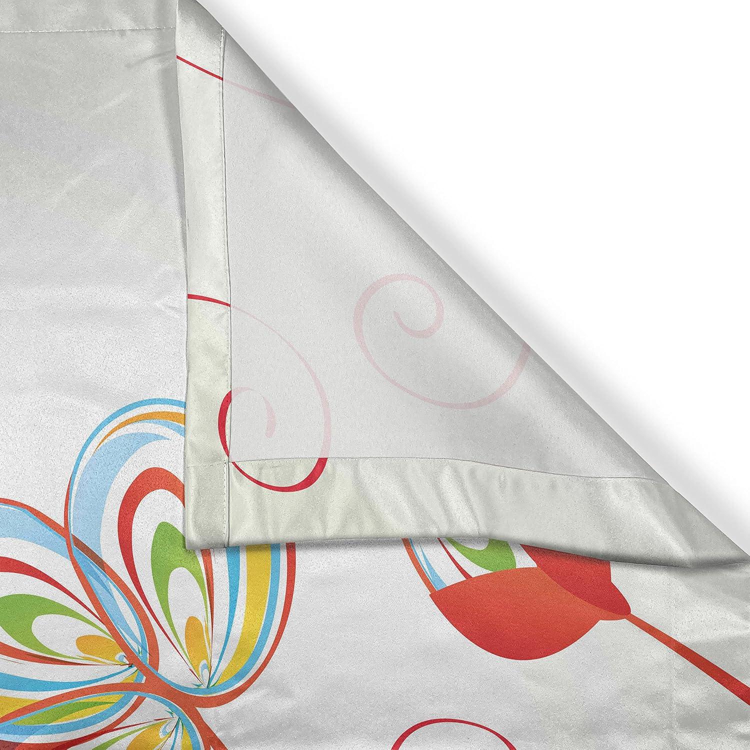 imageAmbesonne Retro Kitchen Curtains Classical Plaid Pattern Scottish Striped Tartan Traditional Graphic Illustration Window Drapes 2 Panel Set for Kitchen Cafe Decor 55quot X 39quot Vermilion BlackSky Blue