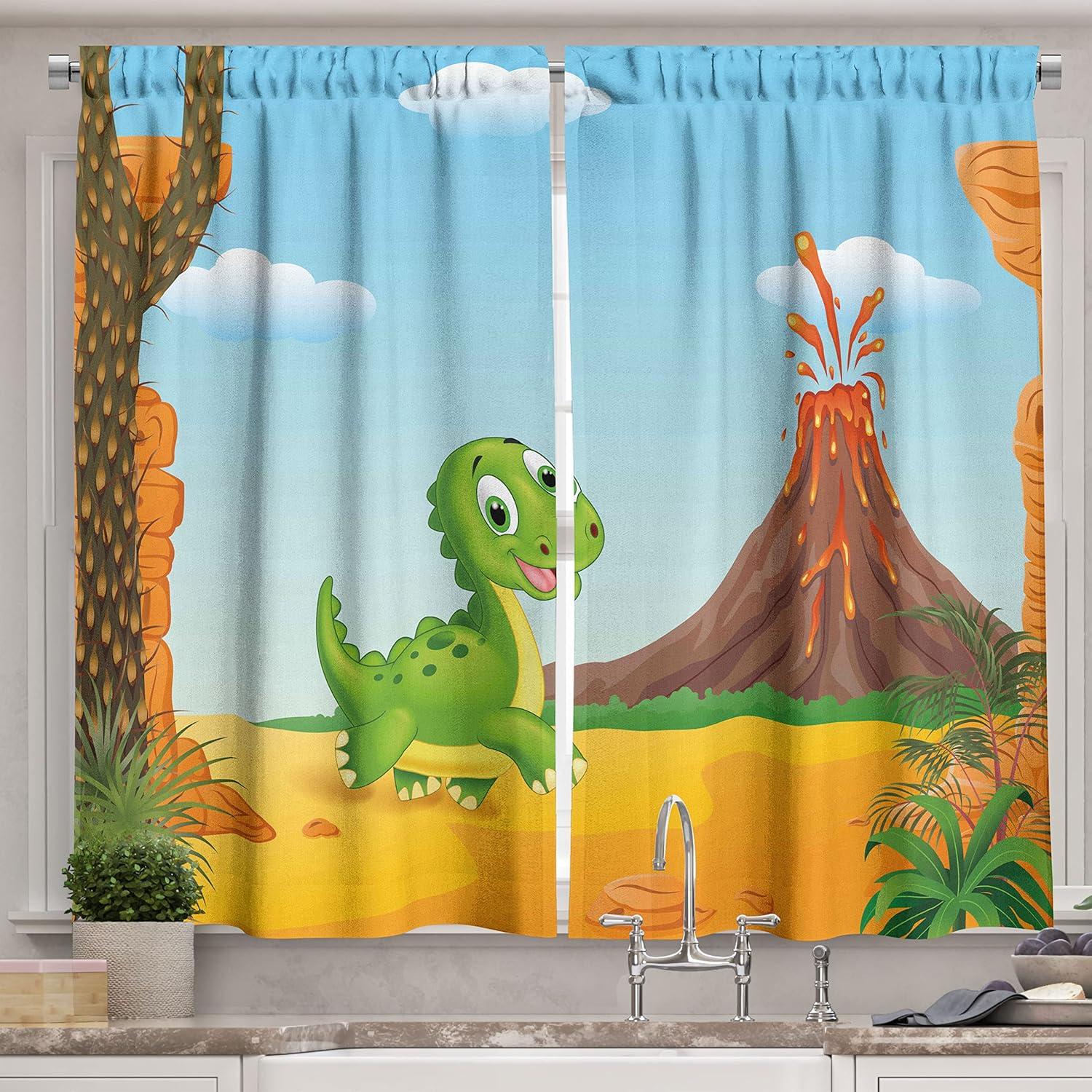 imageAmbesonne Retro Kitchen Curtains Classical Plaid Pattern Scottish Striped Tartan Traditional Graphic Illustration Window Drapes 2 Panel Set for Kitchen Cafe Decor 55quot X 39quot Vermilion BlackSoft Blue Green