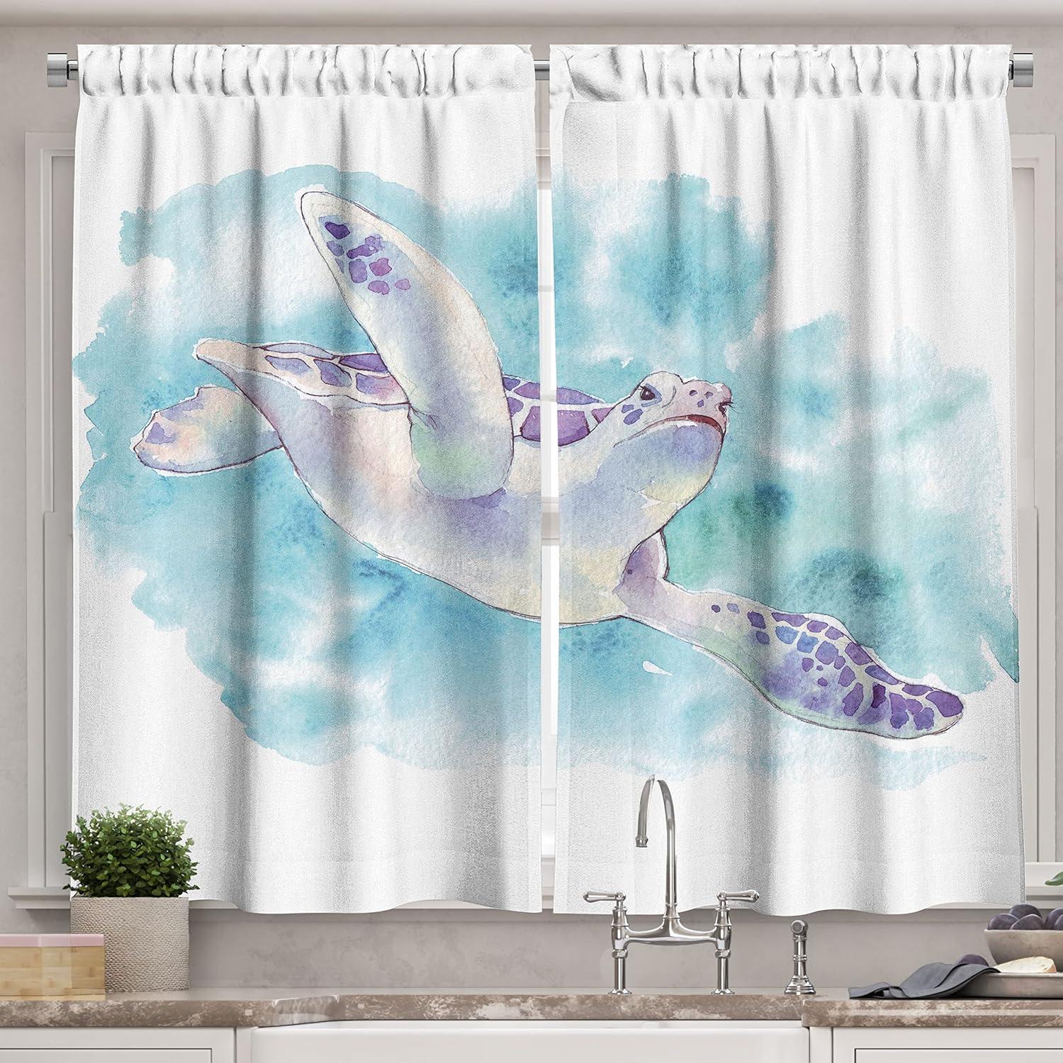 imageAmbesonne Retro Kitchen Curtains Classical Plaid Pattern Scottish Striped Tartan Traditional Graphic Illustration Window Drapes 2 Panel Set for Kitchen Cafe Decor 55quot X 39quot Vermilion BlackTurquoise Lilac