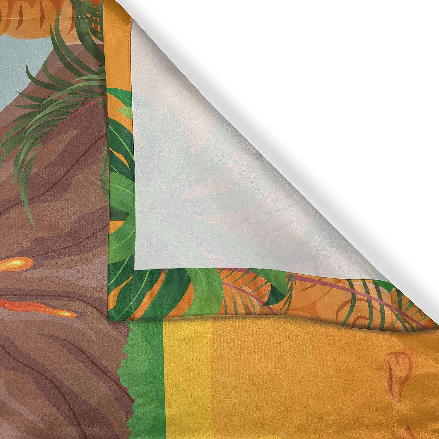 imageAmbesonne Retro Kitchen Curtains Classical Plaid Pattern Scottish Striped Tartan Traditional Graphic Illustration Window Drapes 2 Panel Set for Kitchen Cafe Decor 55quot X 39quot Vermilion BlackSoft Blue Green