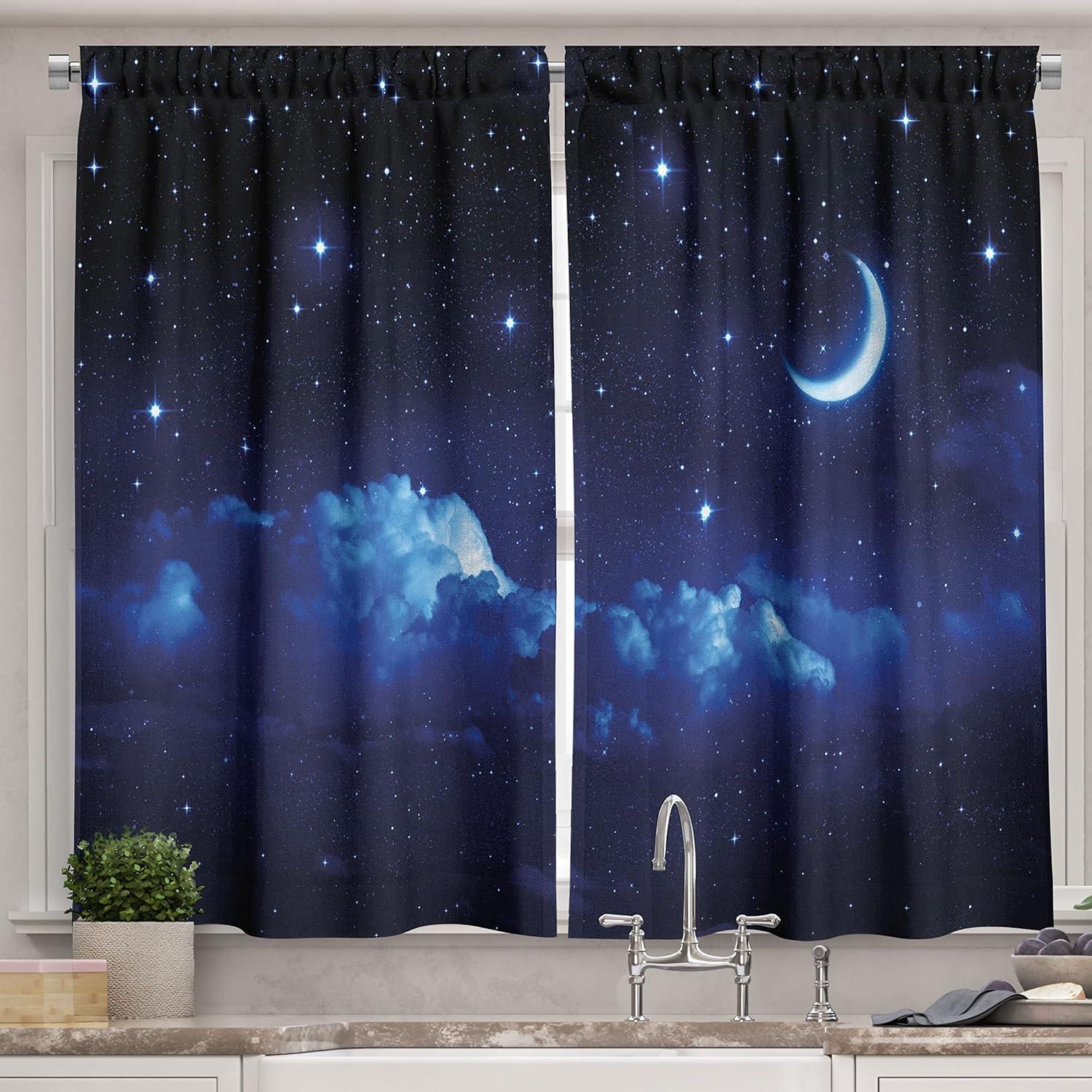 imageAmbesonne Retro Kitchen Curtains Classical Plaid Pattern Scottish Striped Tartan Traditional Graphic Illustration Window Drapes 2 Panel Set for Kitchen Cafe Decor 55quot X 39quot Vermilion BlackDark Blue and White