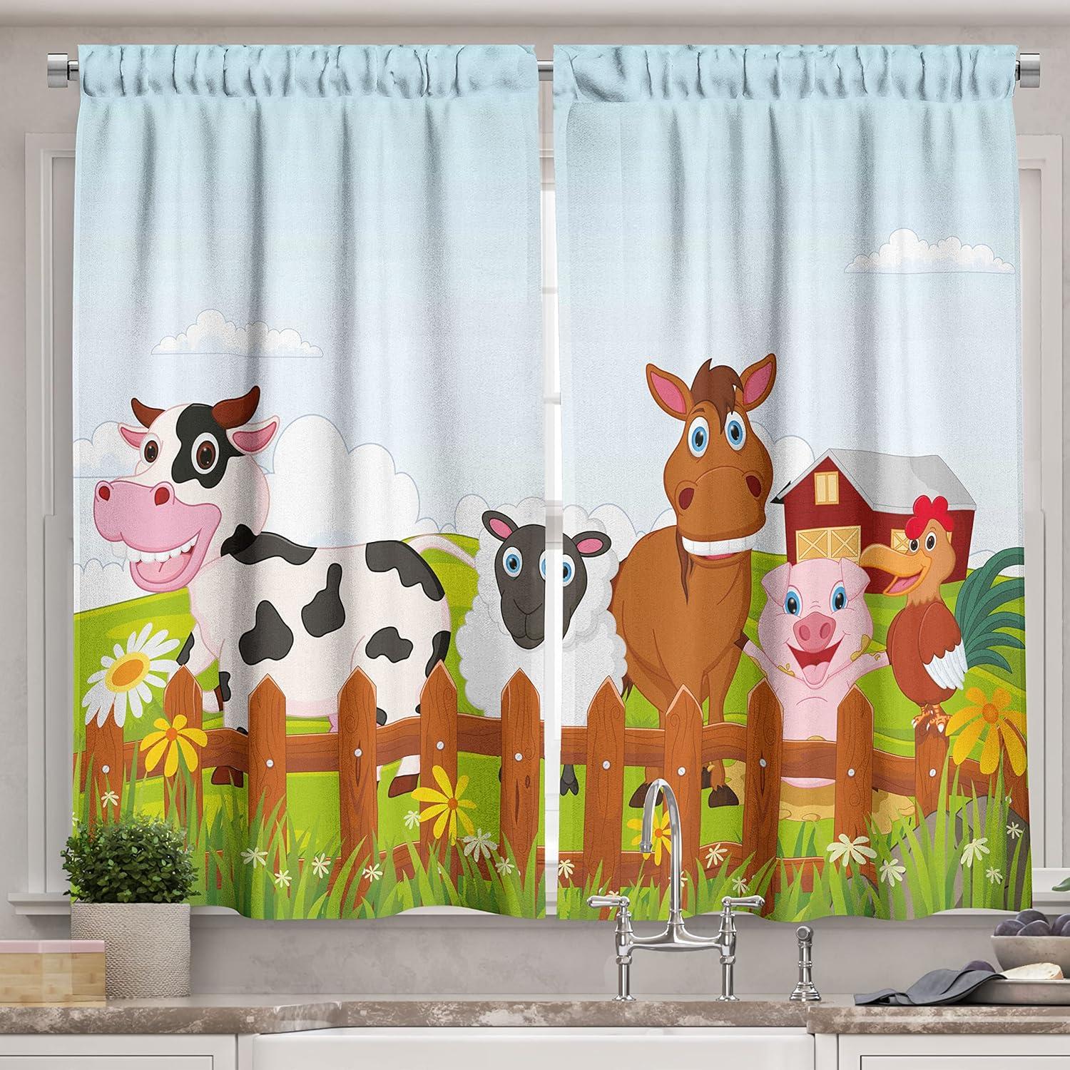 imageAmbesonne Retro Kitchen Curtains Classical Plaid Pattern Scottish Striped Tartan Traditional Graphic Illustration Window Drapes 2 Panel Set for Kitchen Cafe Decor 55quot X 39quot Vermilion BlackPale Brown