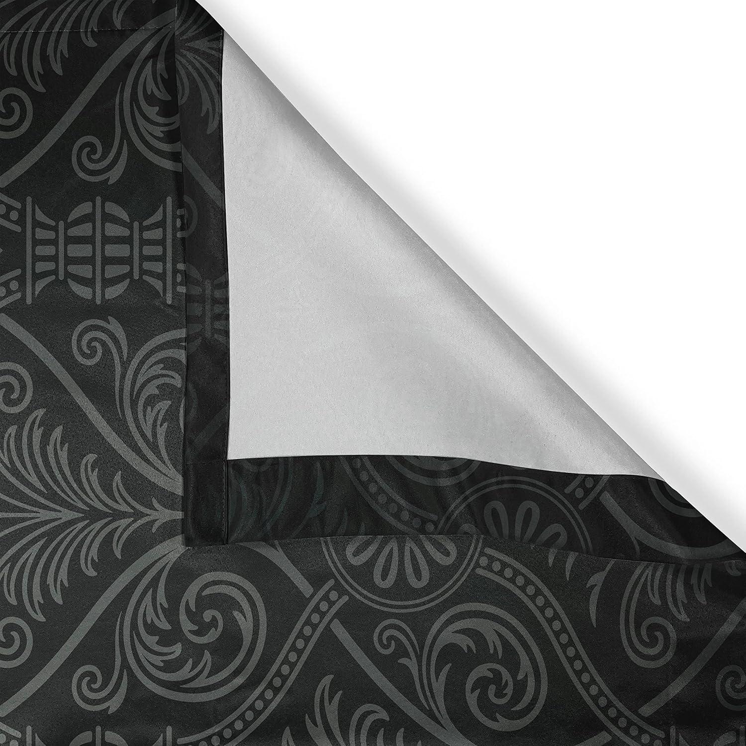 imageAmbesonne Retro Kitchen Curtains Classical Plaid Pattern Scottish Striped Tartan Traditional Graphic Illustration Window Drapes 2 Panel Set for Kitchen Cafe Decor 55quot X 39quot Vermilion BlackCharcoal Grey
