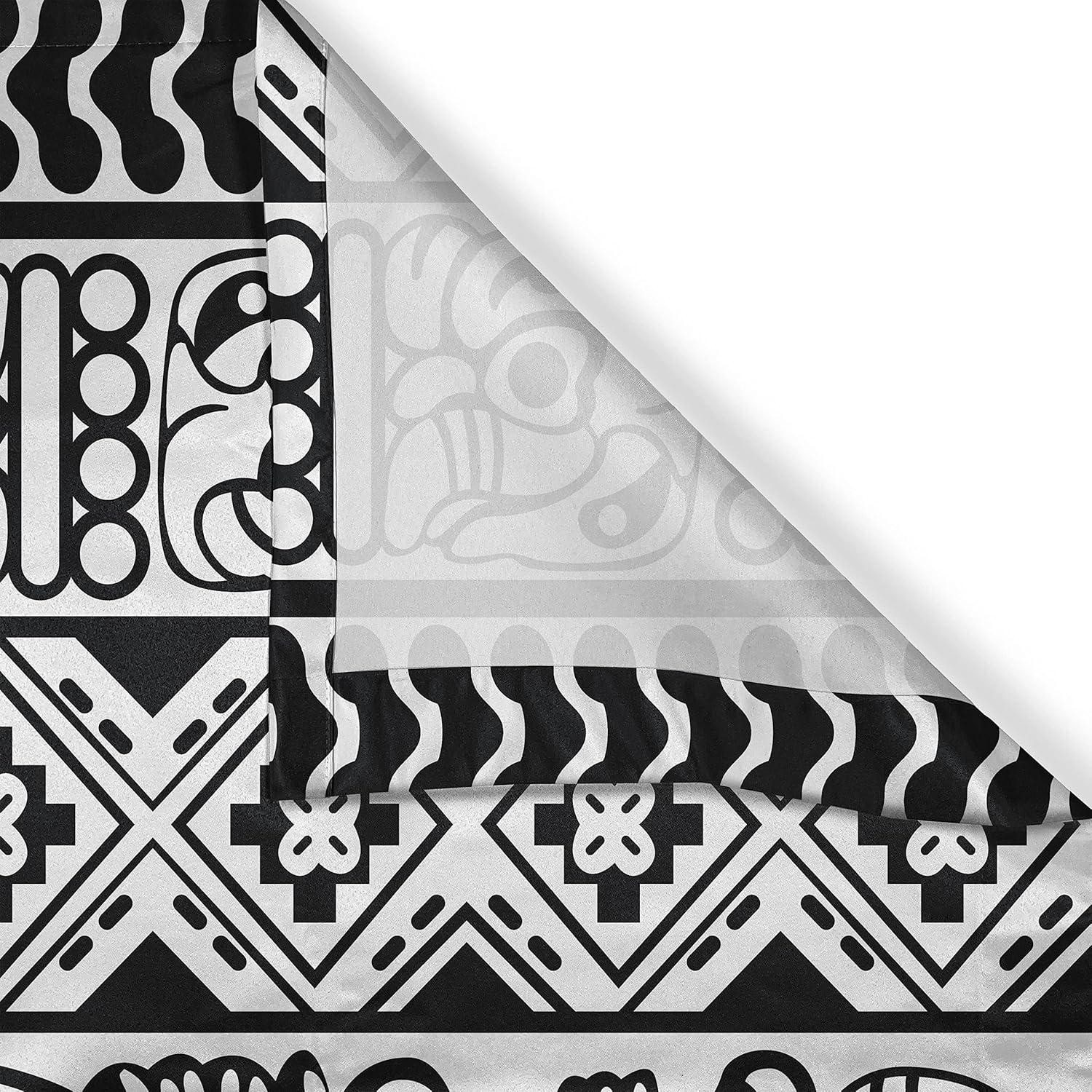 imageAmbesonne Retro Kitchen Curtains Classical Plaid Pattern Scottish Striped Tartan Traditional Graphic Illustration Window Drapes 2 Panel Set for Kitchen Cafe Decor 55quot X 39quot Vermilion BlackWhite and Black
