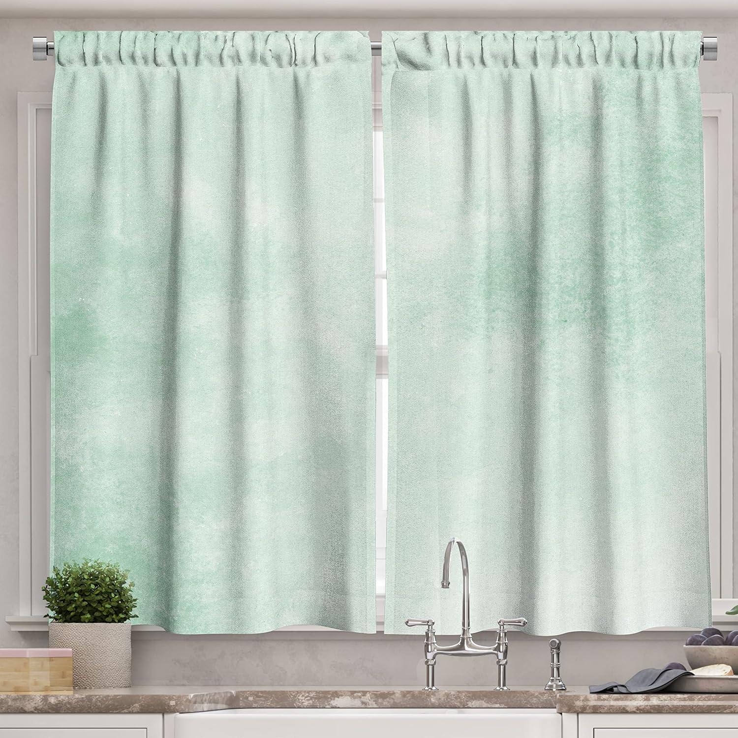 imageAmbesonne Retro Kitchen Curtains Classical Plaid Pattern Scottish Striped Tartan Traditional Graphic Illustration Window Drapes 2 Panel Set for Kitchen Cafe Decor 55quot X 39quot Vermilion BlackOff White Green