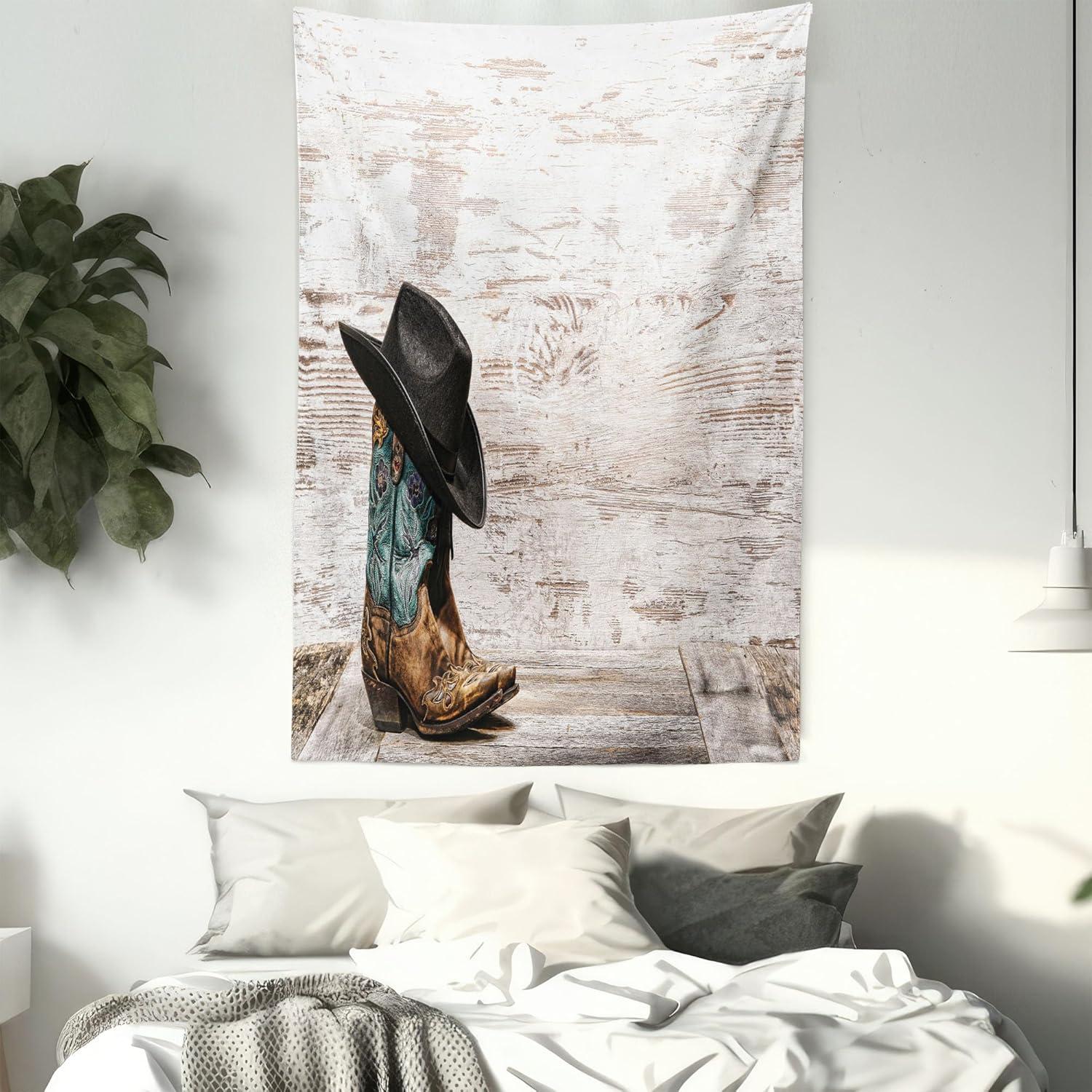 imageAmbesonne Rustic Tapestry Close Line of Poppy Petals Field Meadow Summer Holiday Sun Plant Floral Theme Wide Wall Hanging for Bedroom Living Room Dorm 60quot X 40quot Orange BrownBlack and Brown