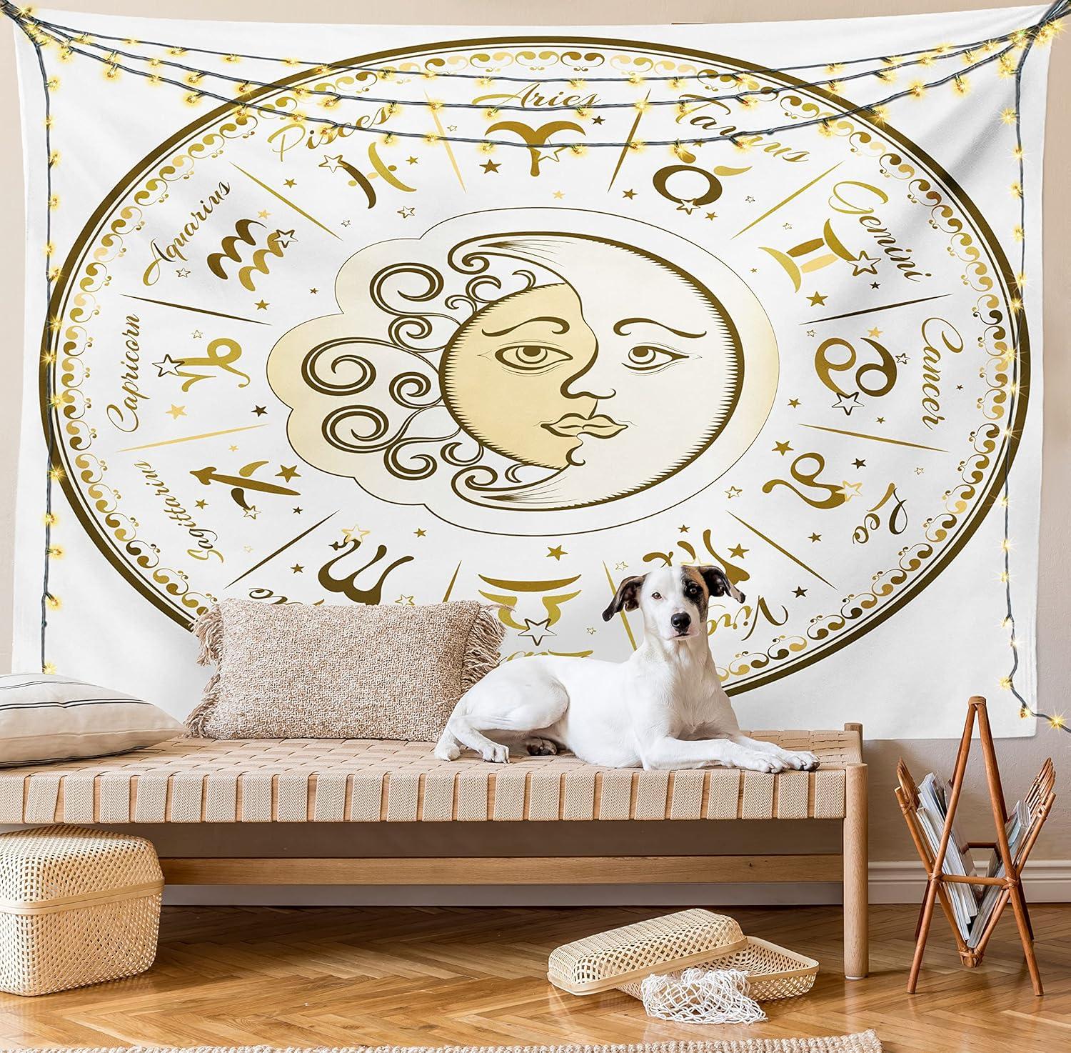 imageAmbesonne Rustic Tapestry Close Line of Poppy Petals Field Meadow Summer Holiday Sun Plant Floral Theme Wide Wall Hanging for Bedroom Living Room Dorm 60quot X 40quot Orange BrownYellow Beige