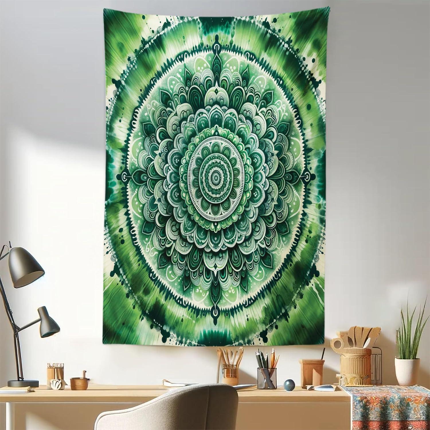 imageAmbesonne Rustic Tapestry Close Line of Poppy Petals Field Meadow Summer Holiday Sun Plant Floral Theme Wide Wall Hanging for Bedroom Living Room Dorm 60quot X 40quot Orange BrownEmerald and Green