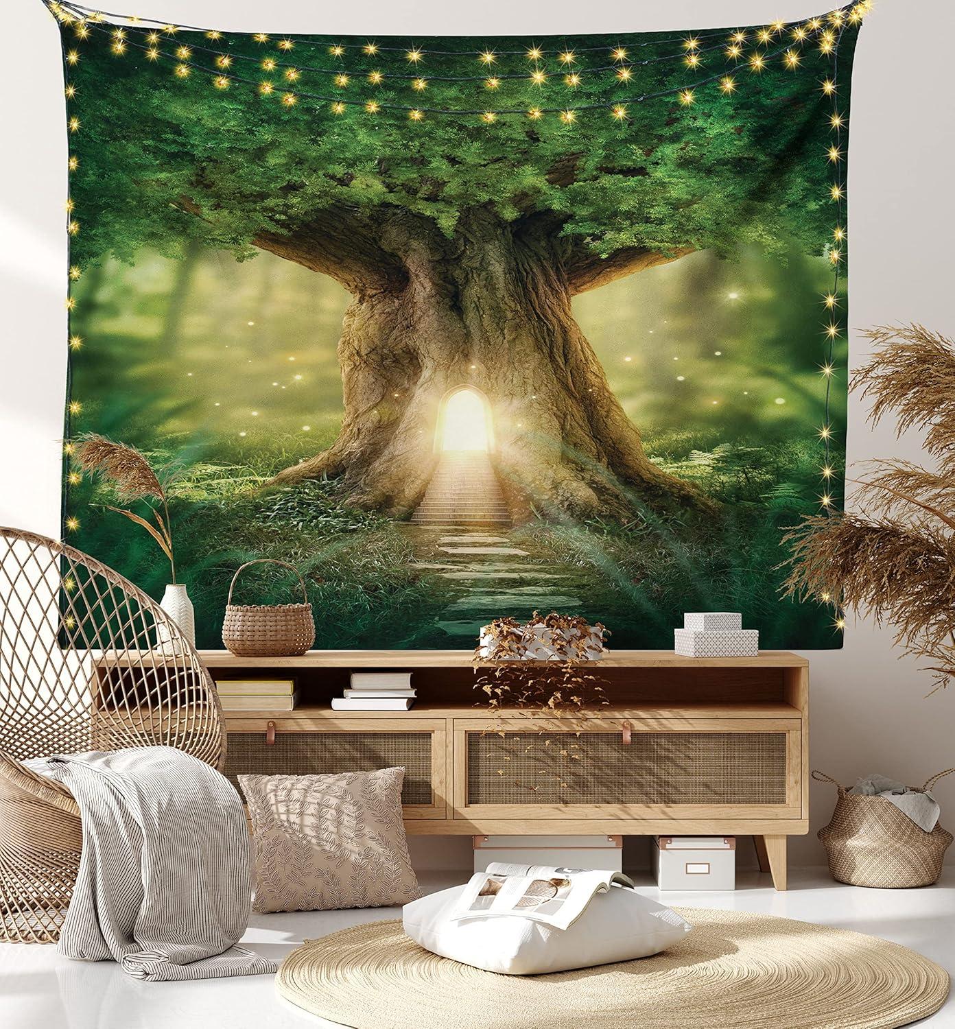 imageAmbesonne Rustic Tapestry Close Line of Poppy Petals Field Meadow Summer Holiday Sun Plant Floral Theme Wide Wall Hanging for Bedroom Living Room Dorm 60quot X 40quot Orange BrownGreen Pale Yellow