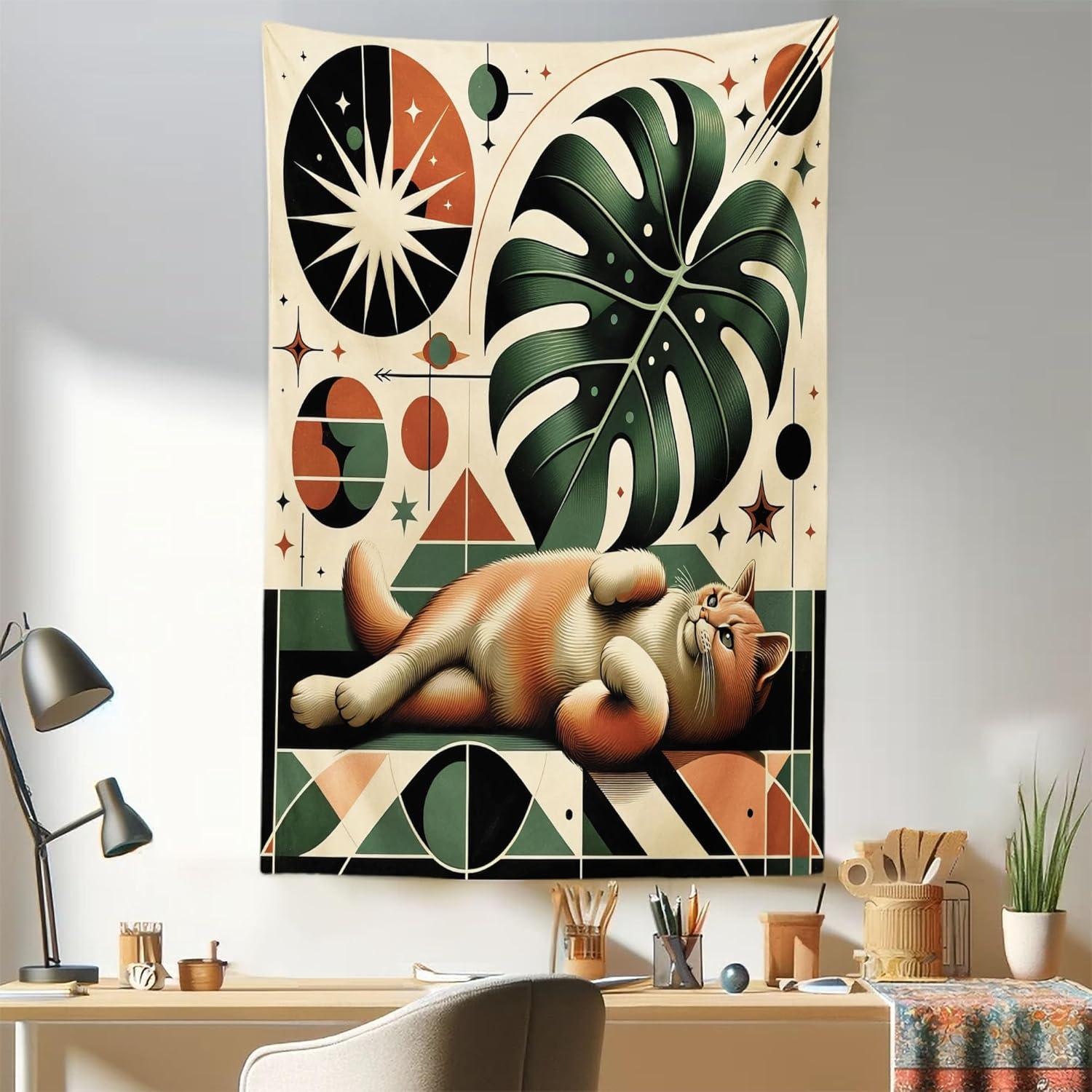 imageAmbesonne Rustic Tapestry Close Line of Poppy Petals Field Meadow Summer Holiday Sun Plant Floral Theme Wide Wall Hanging for Bedroom Living Room Dorm 60quot X 40quot Orange BrownEmerald Orange Beige