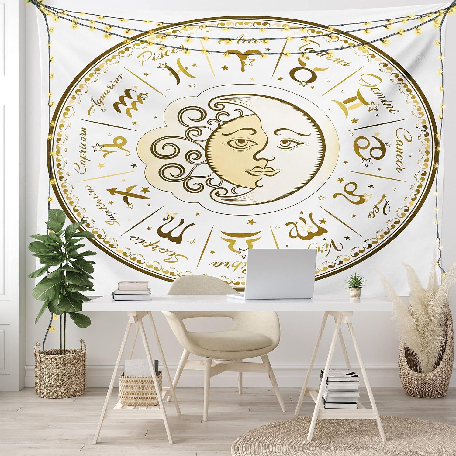 imageAmbesonne Rustic Tapestry Close Line of Poppy Petals Field Meadow Summer Holiday Sun Plant Floral Theme Wide Wall Hanging for Bedroom Living Room Dorm 60quot X 40quot Orange BrownYellow Beige