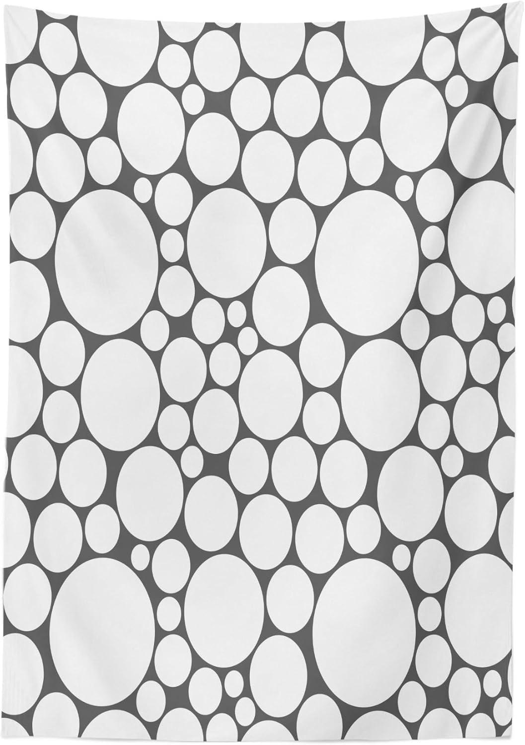 imageAmbesonne Tan and Brown Tablecloth Old Fashioned Check Plaid Pattern Scottish Tartan Inspired Geometric Design Rectangular Table Cover for Dining Room Kitchen Decor 52quot X 70quot Brown TanGrey White