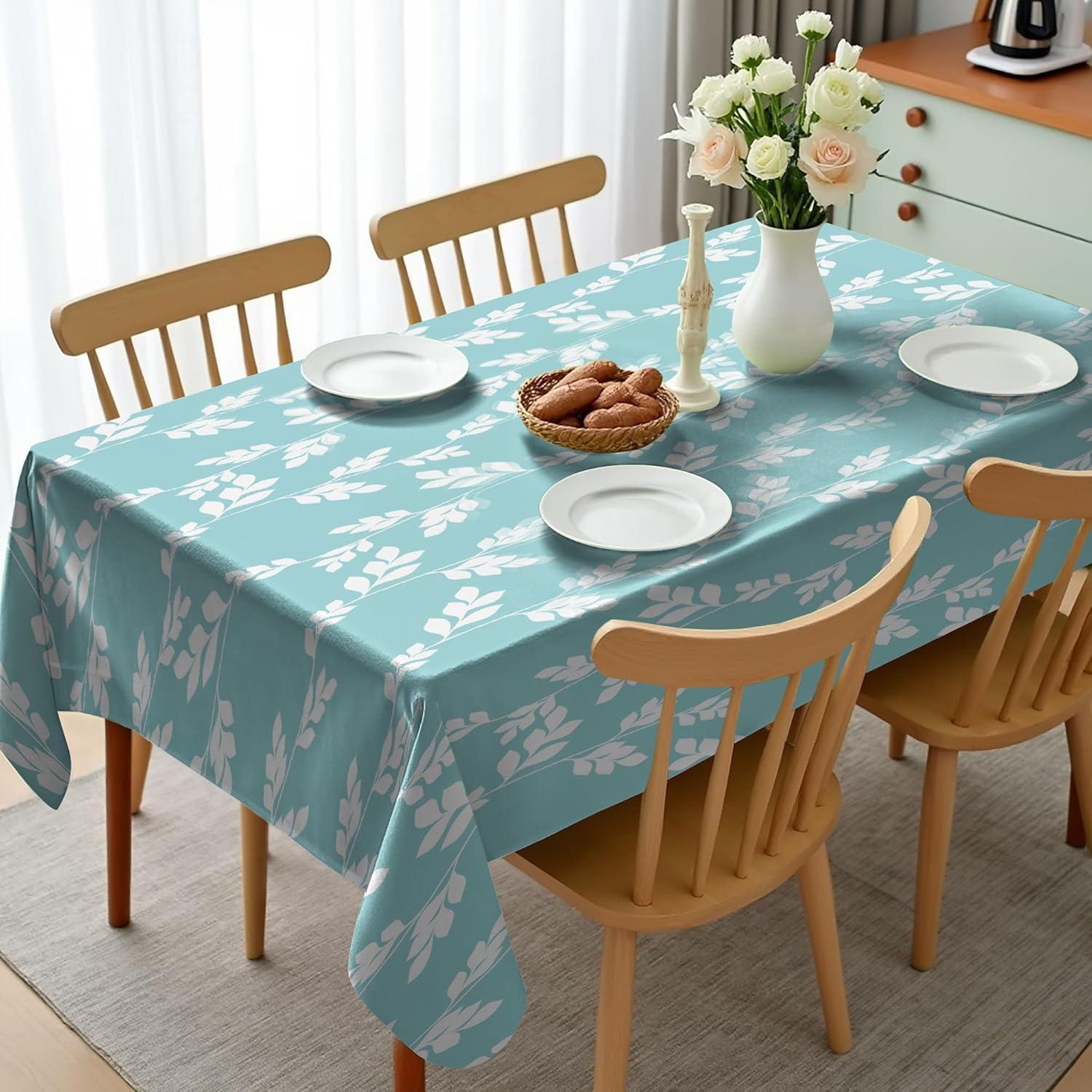 imageAmbesonne Tan and Brown Tablecloth Old Fashioned Check Plaid Pattern Scottish Tartan Inspired Geometric Design Rectangular Table Cover for Dining Room Kitchen Decor 52quot X 70quot Brown TanBlue White