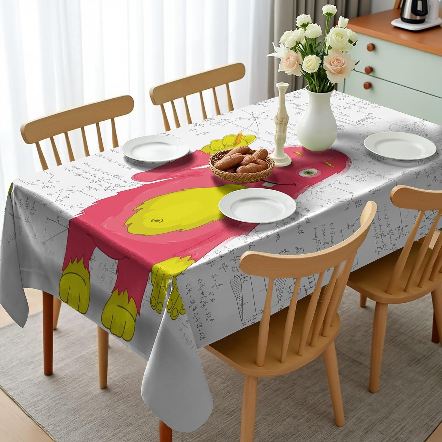imageAmbesonne Tan and Brown Tablecloth Old Fashioned Check Plaid Pattern Scottish Tartan Inspired Geometric Design Rectangular Table Cover for Dining Room Kitchen Decor 52quot X 70quot Brown TanYellow White