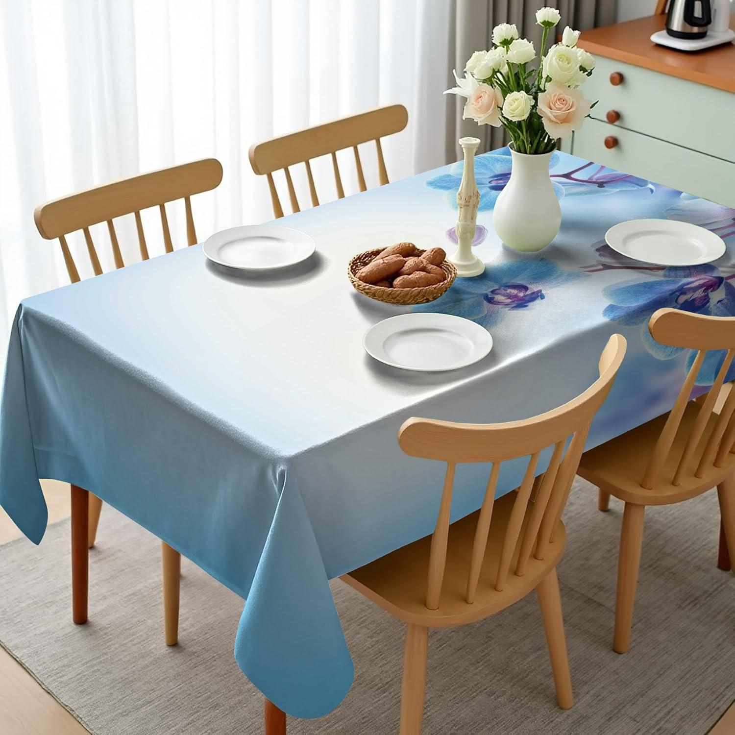 imageAmbesonne Tan and Brown Tablecloth Old Fashioned Check Plaid Pattern Scottish Tartan Inspired Geometric Design Rectangular Table Cover for Dining Room Kitchen Decor 52quot X 70quot Brown TanBlue Purple