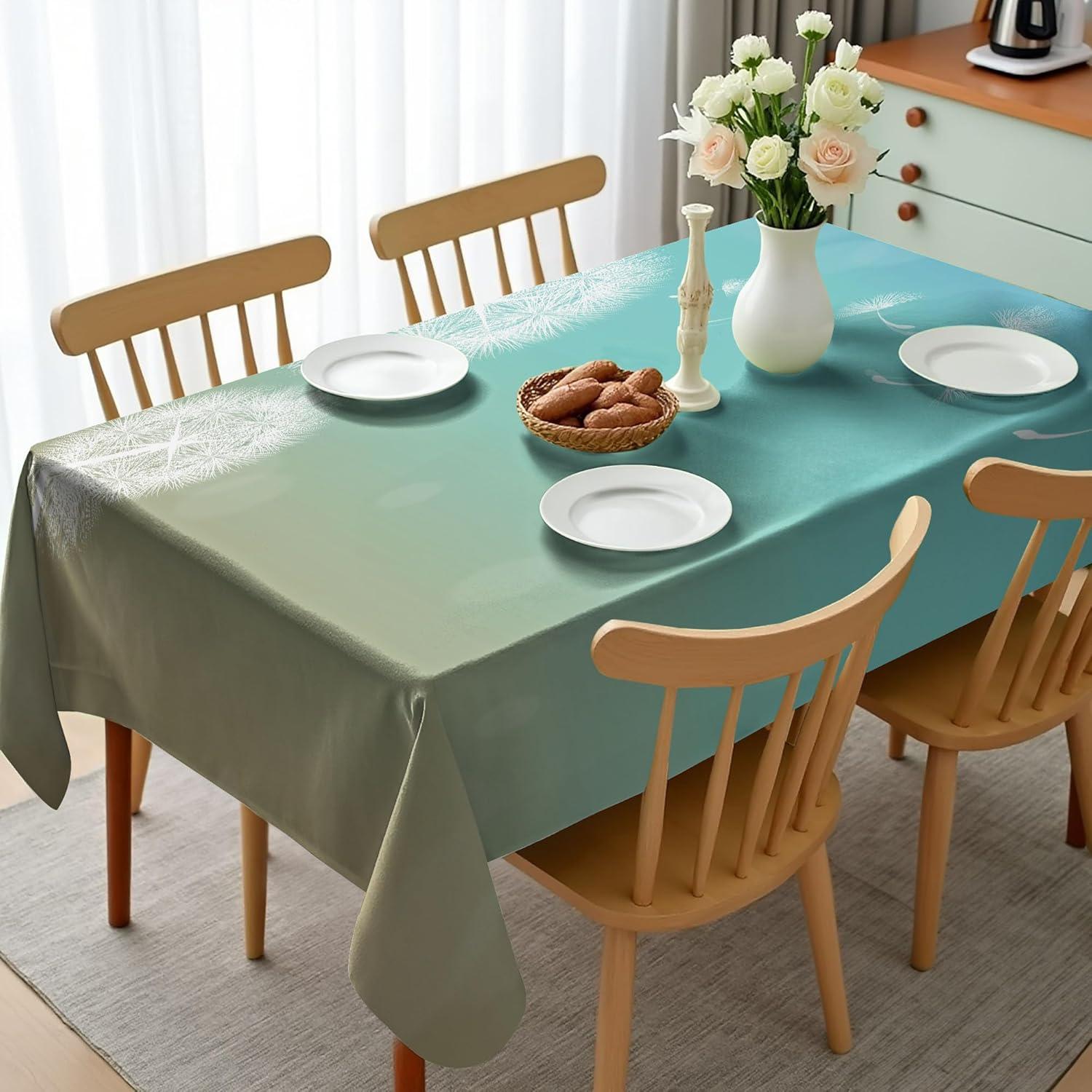 imageAmbesonne Tan and Brown Tablecloth Old Fashioned Check Plaid Pattern Scottish Tartan Inspired Geometric Design Rectangular Table Cover for Dining Room Kitchen Decor 52quot X 70quot Brown TanTurquoise White