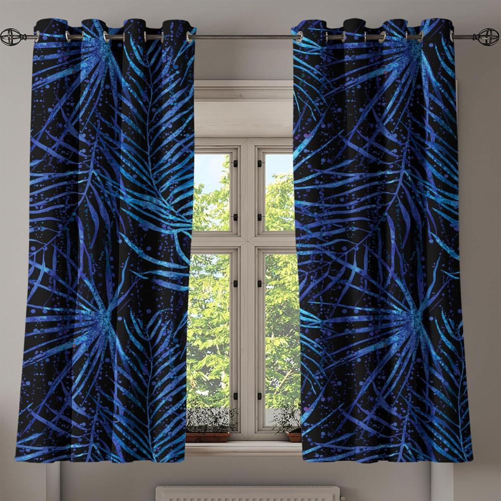 imageAmbesonne Abstract Grommet Curtain Grungy and Quirky Branch Like Jumble Ornaments Modern Neutral Tones Pattern Decorative 2Panel Window Drapes for Bedroom Living Room 50quot x 84quot Ivory and DimgrayIndigo Dark Lavender