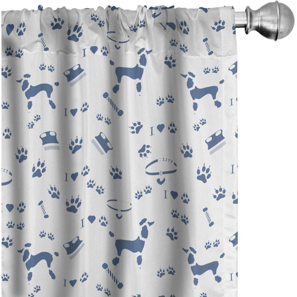 imageAmbesonne Boho Curtains Simplistic Ethnic Look Botanical Ornaments as Stripes Neutral Tones Window Treatments 2 Panel Set for Living Room Bedroom Pair of 28quot x 84quot Pale Khaki and Laurel GreenWhite Night Blue